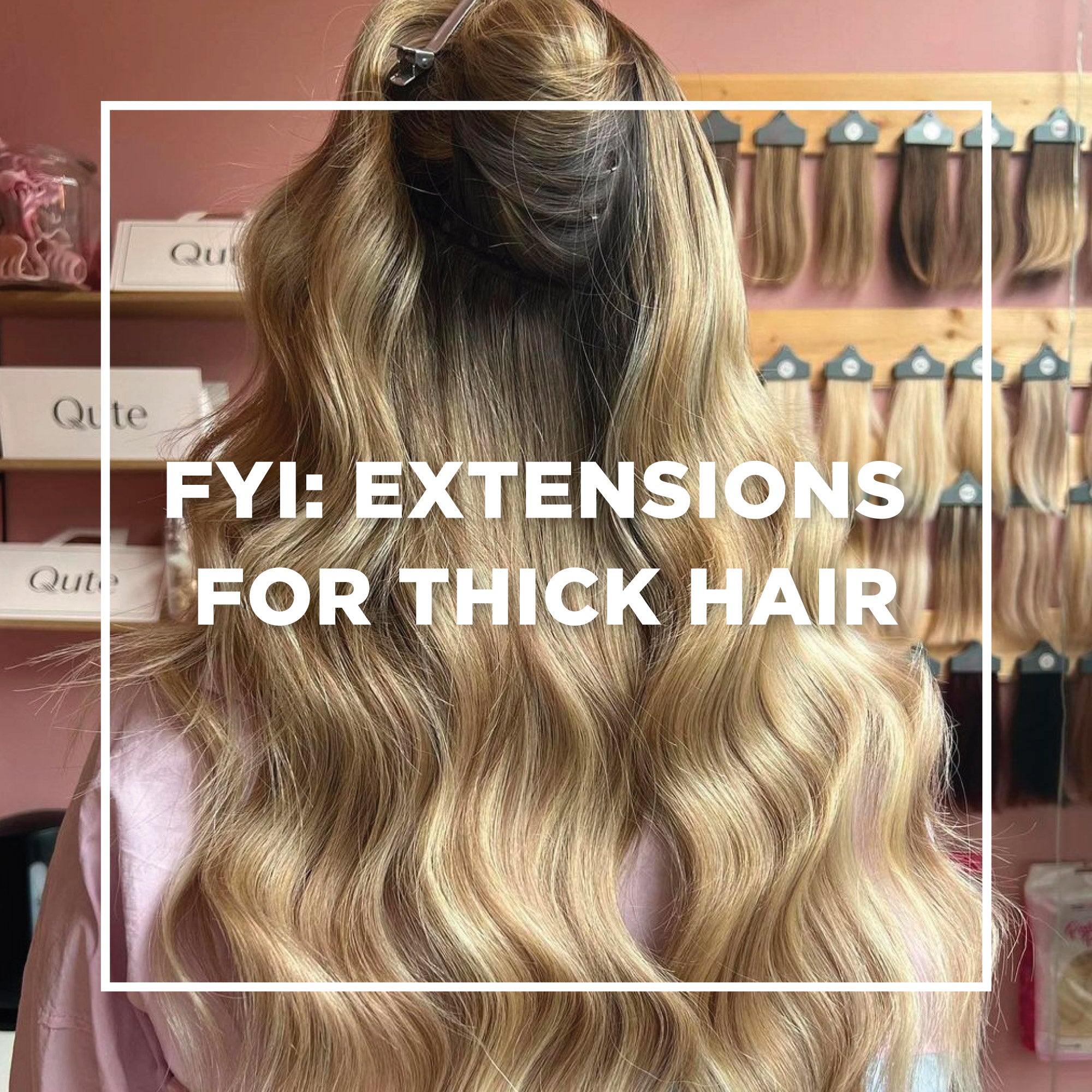 Thick hair clearance extensions